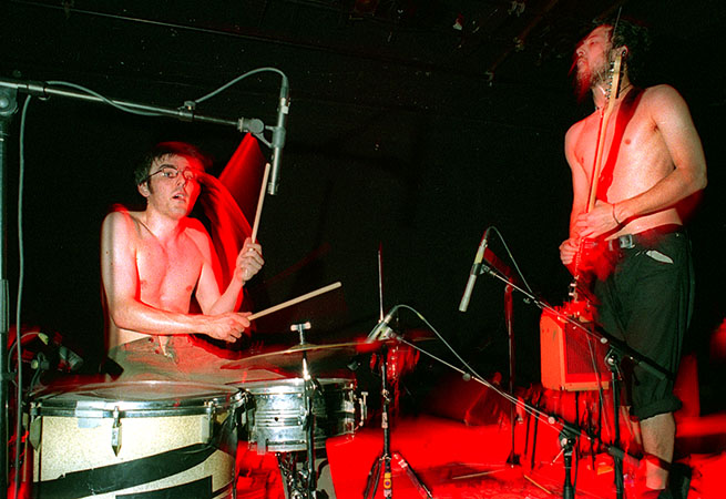 Photographie d’un concert au Festival Moo!, Saison 2003